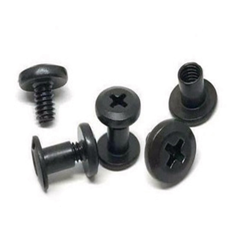 Black Oxide Stainless Steel Set Book Binding Post Chicago Screw