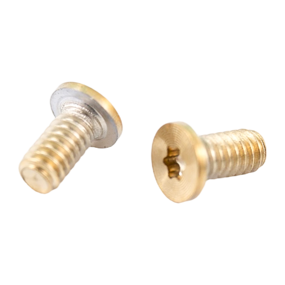 Guld PVD torx-huvud i rostfritt stål maskingänga CD-mönsterskruvar Guld PVD torx-huvud i rostfritt stål maskingänga CD-mönsterskruvar